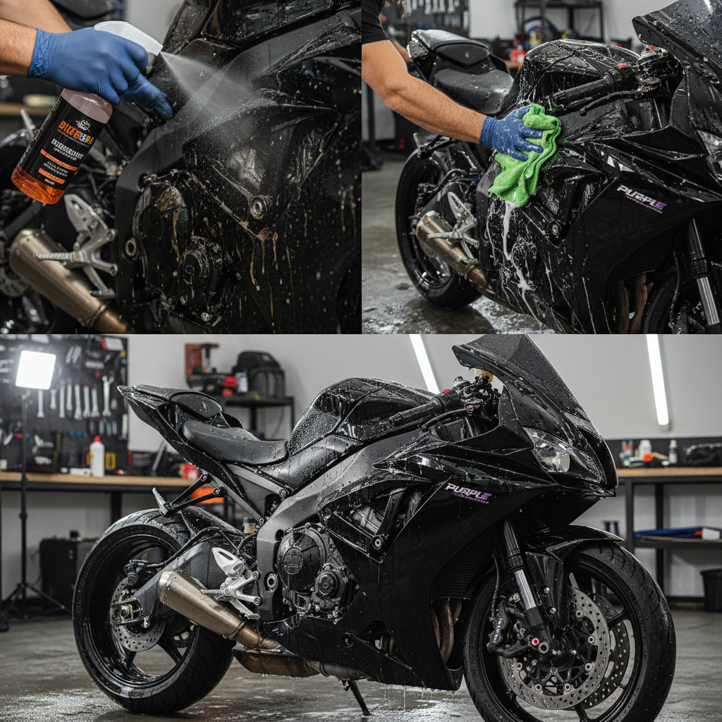 Kit de lavado de motos