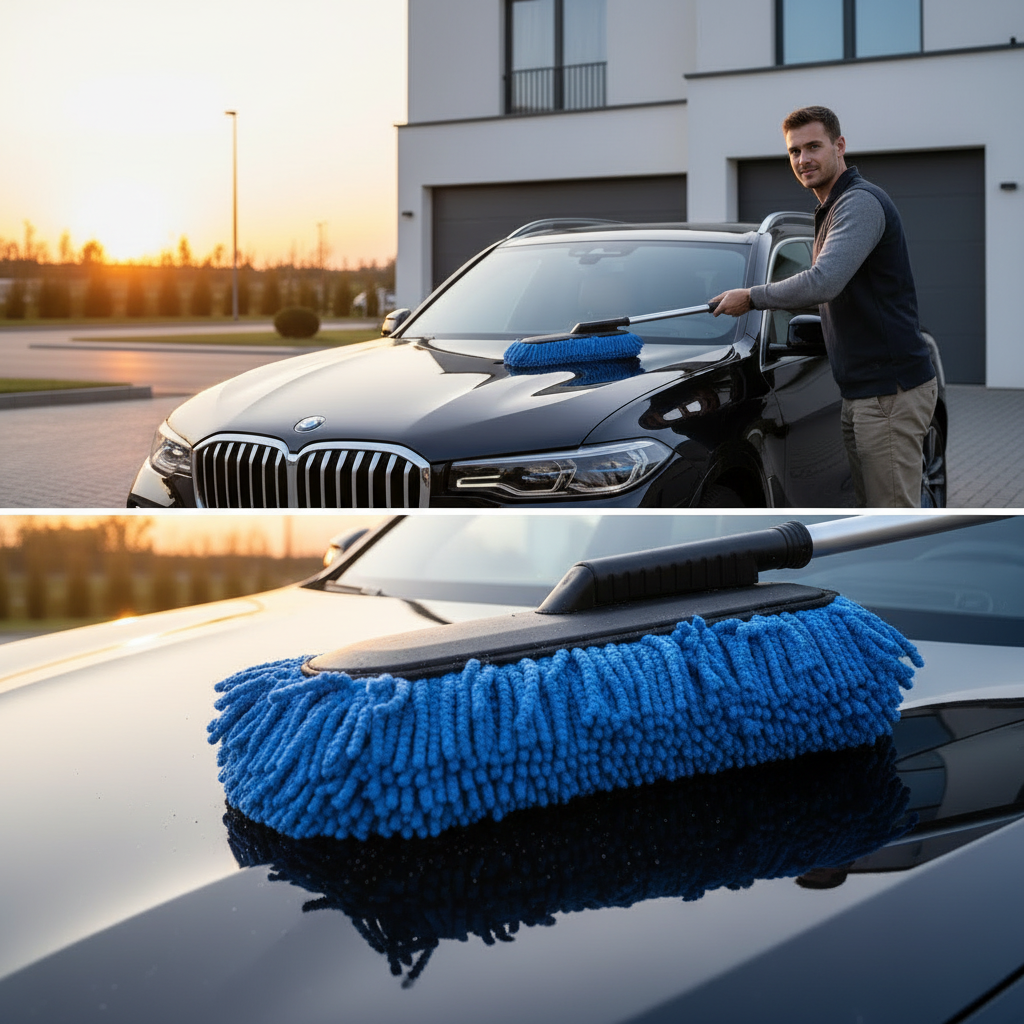 Cepillo Microfibra Expandible Para Carro