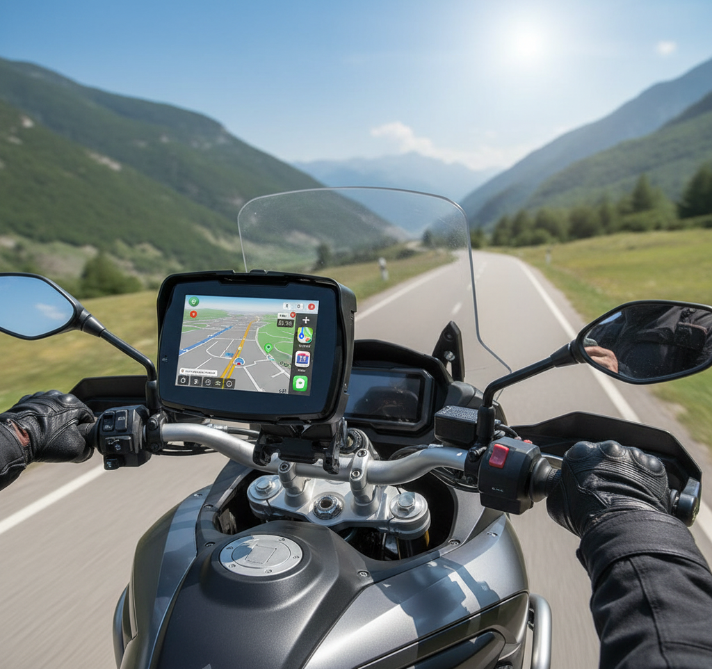 Navegador Para Moto Pantalla Táctil GPS